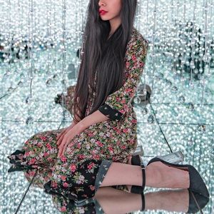 Vintage Floral Dress